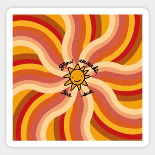 Grow Towards the Sun Sticker